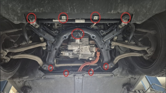 Scut aluminiu motor fata Tesla Model Y Juniper AWD 2024-2026 [4]