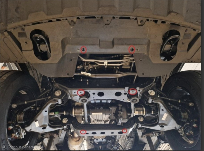 Scut aluminiu motor JAC T8 2018 - 2024 [3]