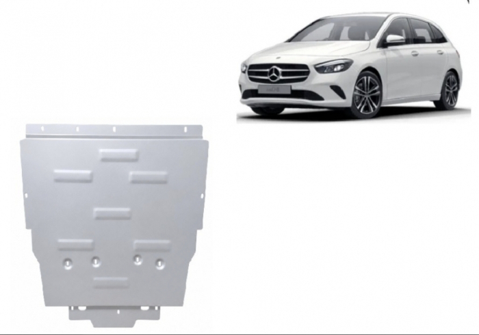 Scut Aluminiu 3mm Motor, Cutie și Radiator Mercedes B-Class W247 (2018+) [2]