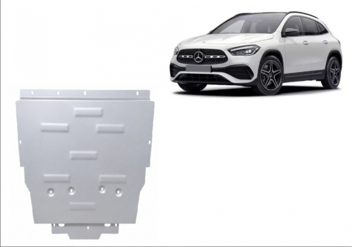 Scut Aluminiu 3mm Motor, Cutie și Radiator Mercedes GLA H247 (2018+) [2]