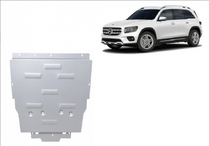 Scut Aluminiu 3mm Motor, Cutie și Radiator Mercedes GLB (2020+) [2]