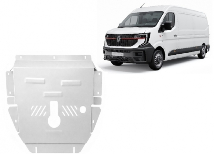 Scut motor cutie radiator aluminiu Renault Master 2024+ [2]