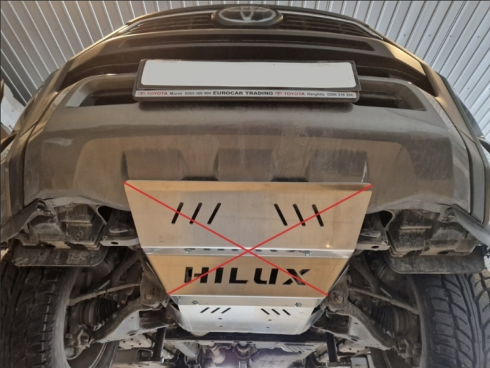 Scut Aluminiu Motor Toyota Hilux Invincible (2021 - Prezent) - 4mm [8]