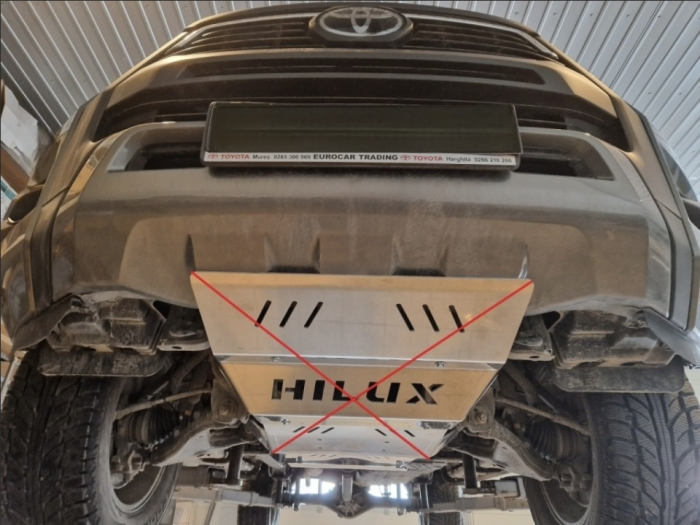 Scut Aluminiu Reductor Toyota Hilux Invincible (2021 - Prezent) - 4mm [5]