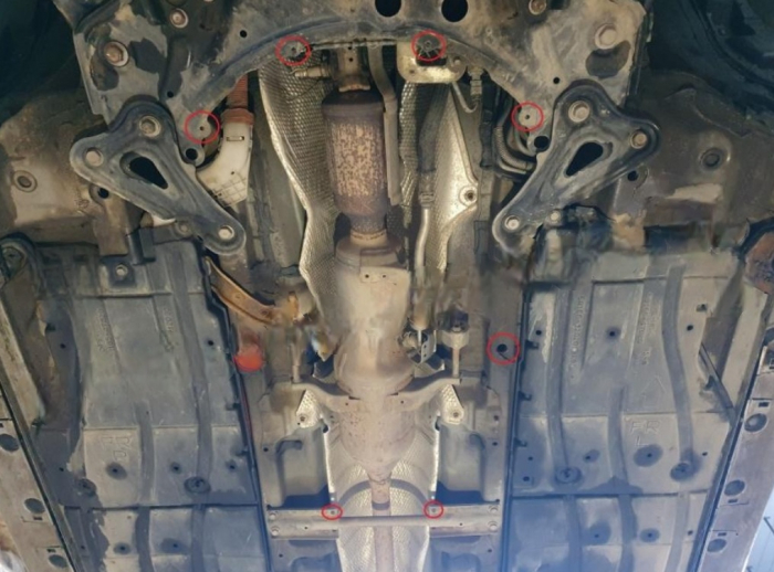 Scut metalic antifurt catalizator Toyota Auris dupa 2012 [2]