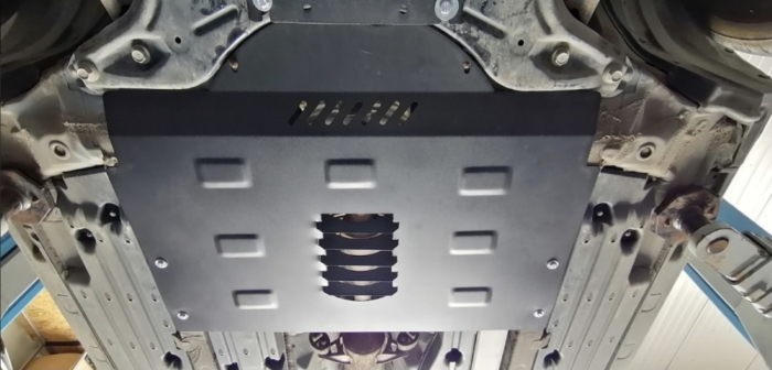 Scut Metalic Antifurt Catalizator Toyota Corolla Verso (2002 - 2008) - Protecție Solidă 2mm, Cod 00.164 [6]