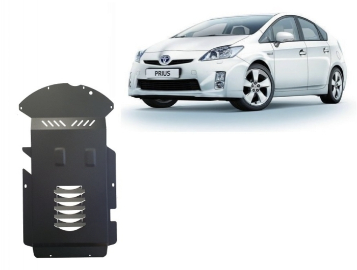 Scut Metalic Antifurt Catalizator Toyota Prius 2008 - 2015, Oțel 2mm - Protecție Anti-Tăiere și Montaj OEM [2]