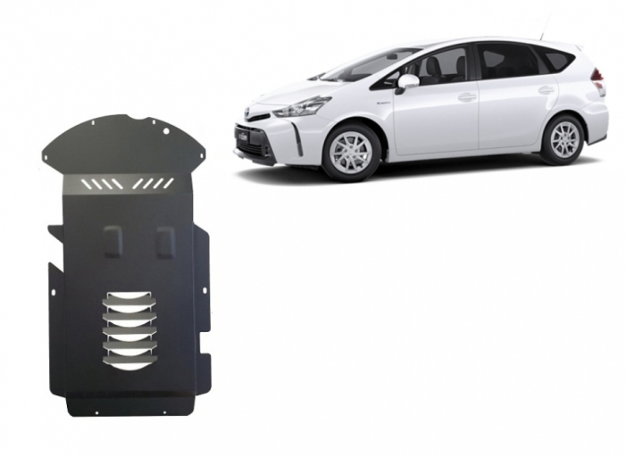Scut Metalic Antifurt Catalizator Toyota Prius 2011 - 2021, Oțel 2mm - Protecție Anti-Furt și Montaj OEM [2]