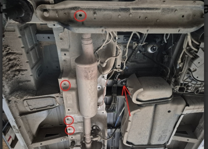 Scut Metalic Anti-Furt Catalizator și Sistem Stop & Go Nissan Interstar (2024+) [4]