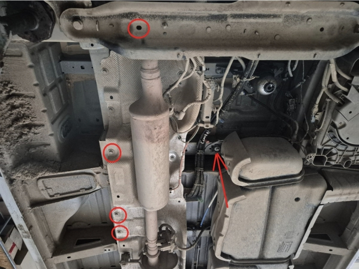 Scut Metalic Protecție Catalizator Stop Start Renault Master (2024-prezent) Karmaster [3]