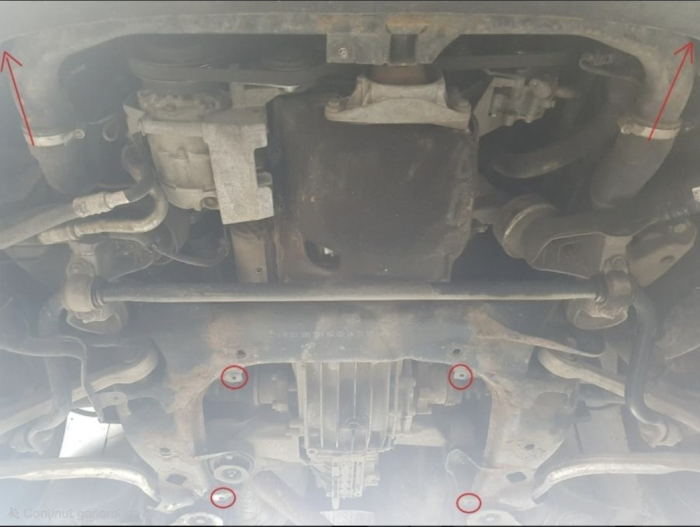 Scut metalic cutie de viteze automata Audi A4 B5 1995-2000 [3]