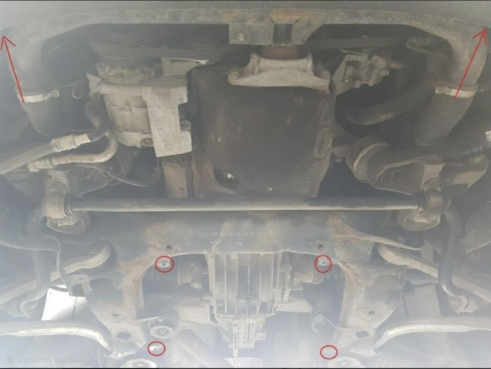 Scut metalic cutie de viteze automata Audi A6 1997-2004 [4]