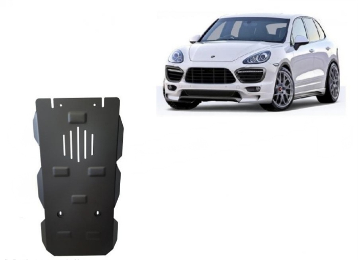 Scut metalic cutie viteze automata Porsche Cayenne 2006-2017, oțel 3mm, cod 00.010 - Karmaster.ro [2]