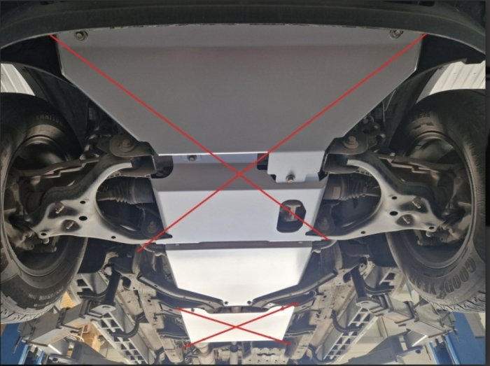 Scut metalic cutie de viteze automată VW Amarok (2022 - 2026) - Oțel 3mm - Karmaster [5]