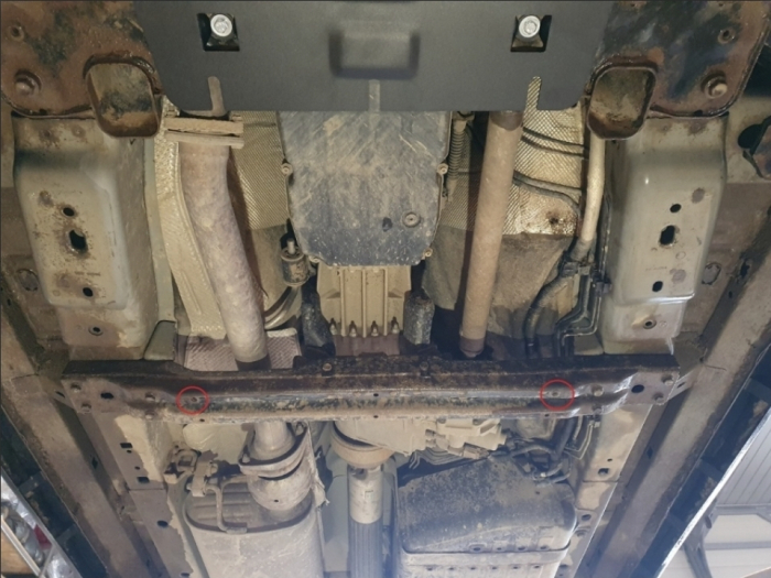 Scut metalic cutie de viteze oțel 2mm Jeep Commander 2005 - 2010 [4]
