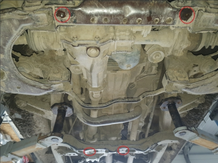 Scut Metalic Cutie Viteze și Reductor Toyota Hilux 2000-2004 Oțel 3mm Karmaster [4]