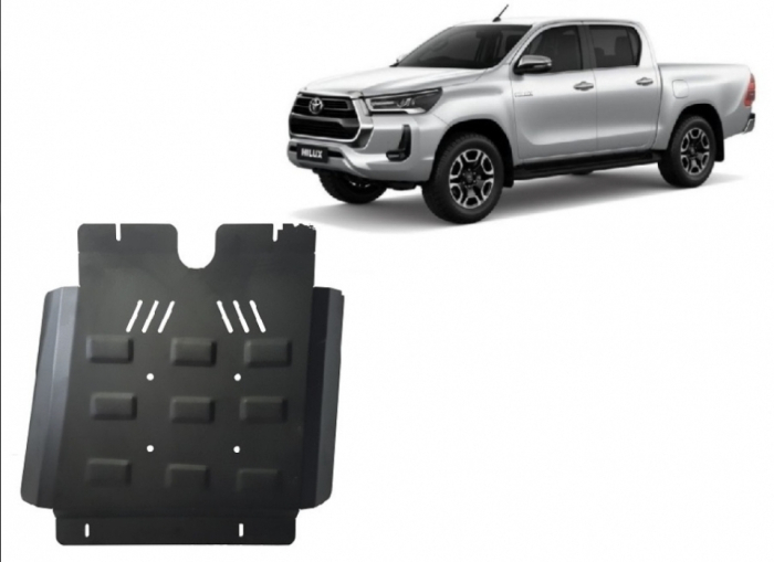 Scut Metalic Cutie de Viteze Toyota Hilux Invincible (2021 - Prezent) - Oțel 3mm [2]