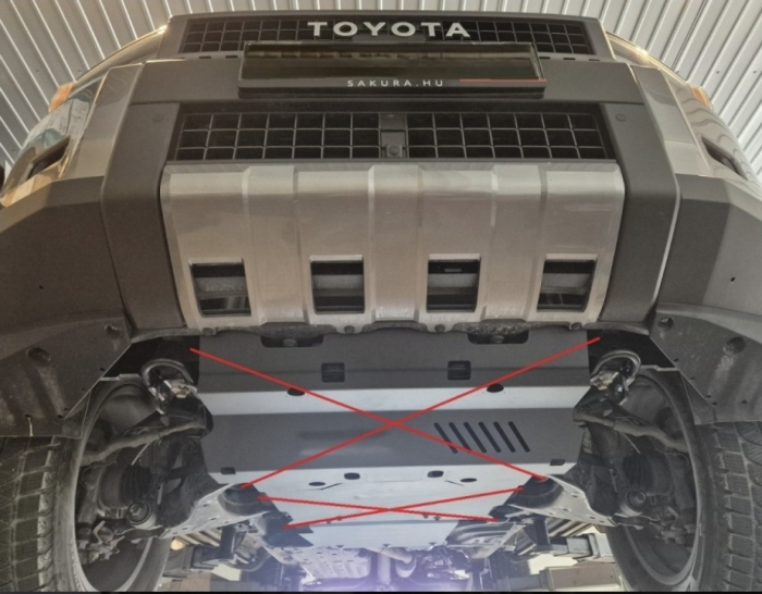 Scut Metalic Cutie Viteze și Reductor Oțel 3mm Toyota Land Cruiser J250 2024-2026 - Protecție Transmisie [9]