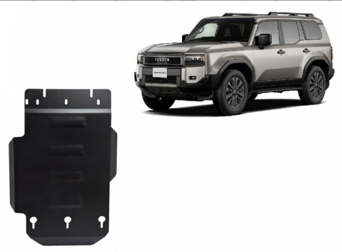 Scut Metalic Cutie Viteze și Reductor Oțel 3mm Toyota Land Cruiser J250 2024-2026 - Protecție Transmisie [2]