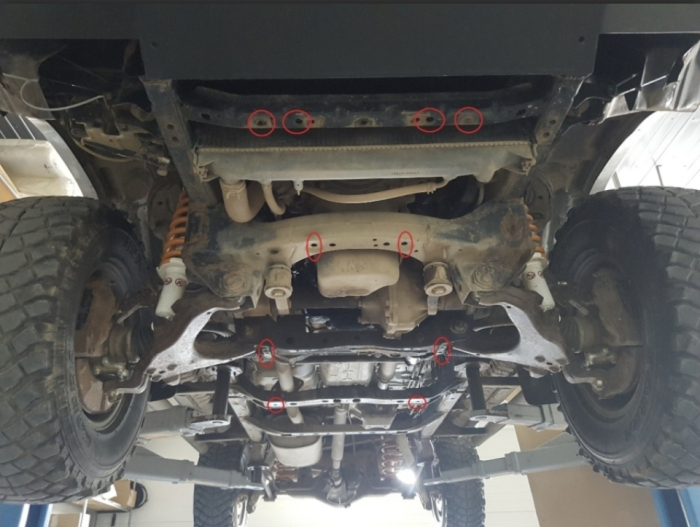 Scut Metalic Oțel 2.5mm Cutie Viteze Toyota Land Cruiser J90 1995-2002 - Modul Transmisie [4]