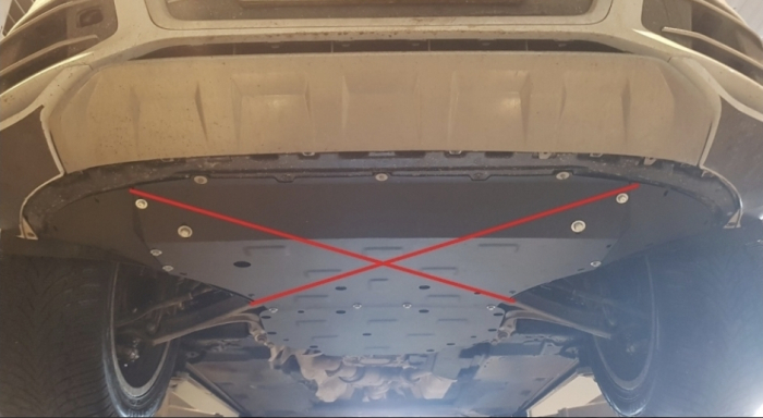 Scut metalic cutie de viteze VW Touareg (2018-Prezent) 2mm - karmaster.ro [9]