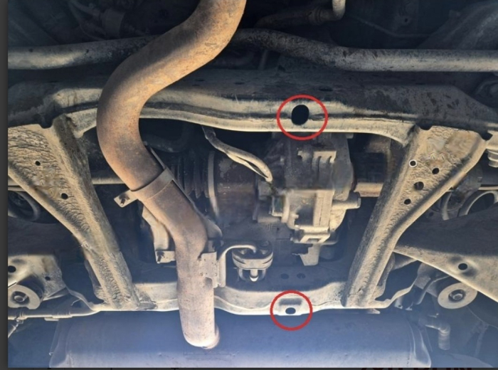 Scut metalic diferential spate Nissan Qashqai J12 2021-2025 Karmaster, otel 2mm, protectie diferential, cod 98.122 [3]