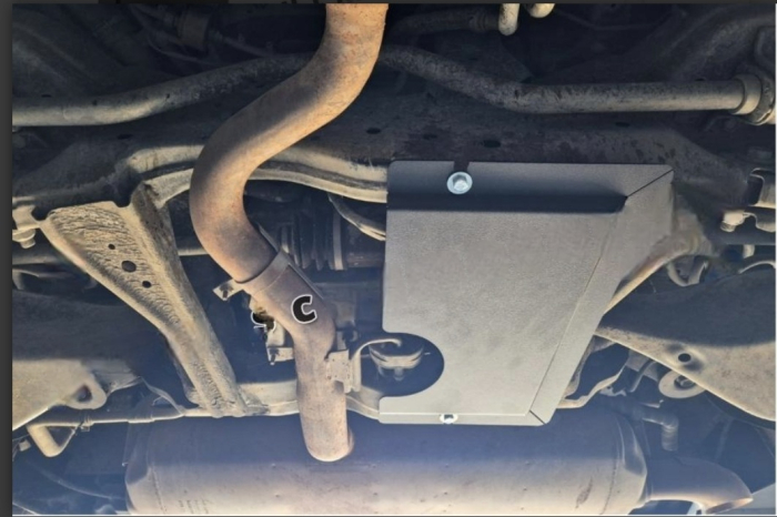 Scut metalic diferential spate Nissan Qashqai J12 2021-2025 Karmaster, otel 2mm, protectie diferential, cod 98.122 [5]