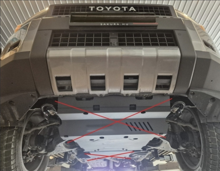 Scut Metalic Motor și Grup Față Oțel 3mm Toyota Land Cruiser J250 2024-2026 - Protecție Off-Road [9]