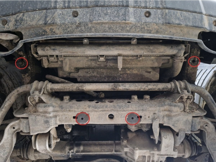 Scut metalic radiator Nissan Pathfinder 2005-2015 Karmaster, otel 3mm, protectie radiator, cod 99.115 [3]