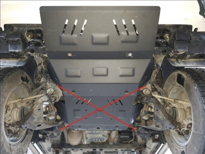 Scut Metalic Protectie Radiator Toyota Hilux Revo 2016-2026 - Otel 3 milimetri Karmaster [4]