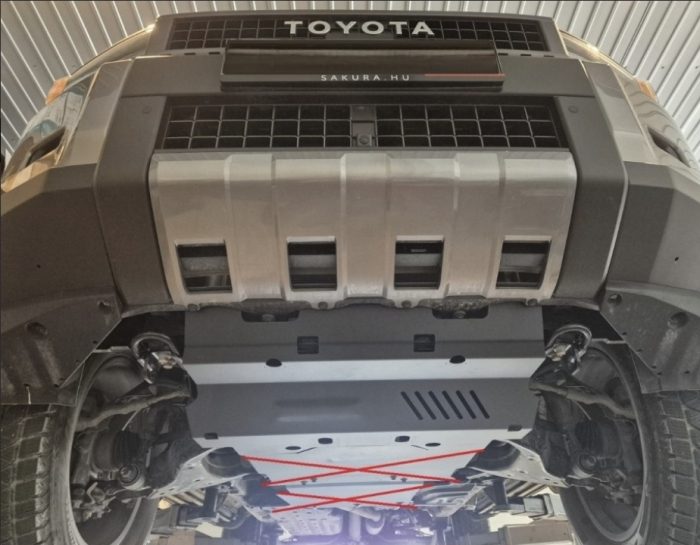 Scut Metalic Radiator Oțel 3mm Toyota Land Cruiser J250 2024-2026 - Protecție Frontală Premium [11]