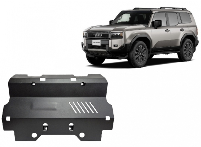 Scut Metalic Radiator Oțel 3mm Toyota Land Cruiser J250 2024-2026 - Protecție Frontală Premium [2]