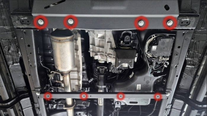 Scut Metalic Reductor și Catalizator Toyota Hilux 2026+ [9]