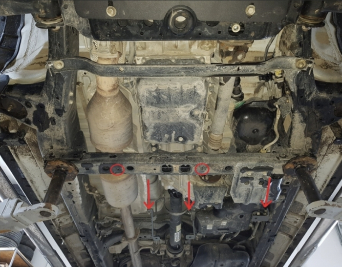 Scut Metalic Protecție Reductor Toyota Hilux Revo 2016-2021 - Oțel 3 milimetri Karmaster [3]