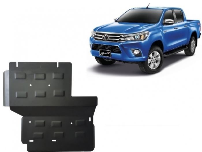 Scut Metalic Protecție Reductor Toyota Hilux Revo 2016-2021 - Oțel 3 milimetri Karmaster [2]