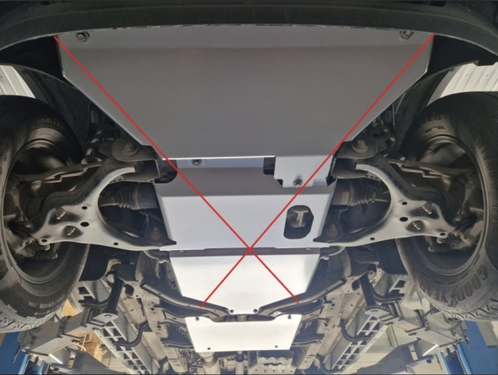 Scut metalic reductor VW Amarok (2022 - 2026) - Oțel 3mm - Karmaster [7]
