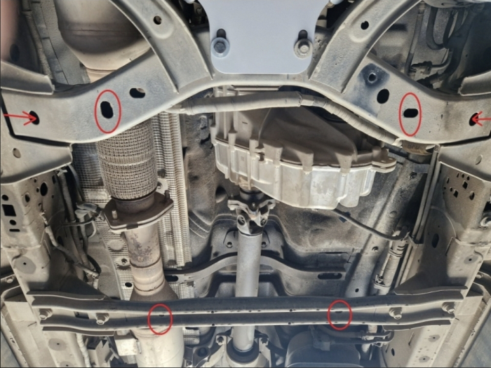 Scut metalic reductor VW Amarok (2022 - 2026) - Oțel 3mm - Karmaster [4]