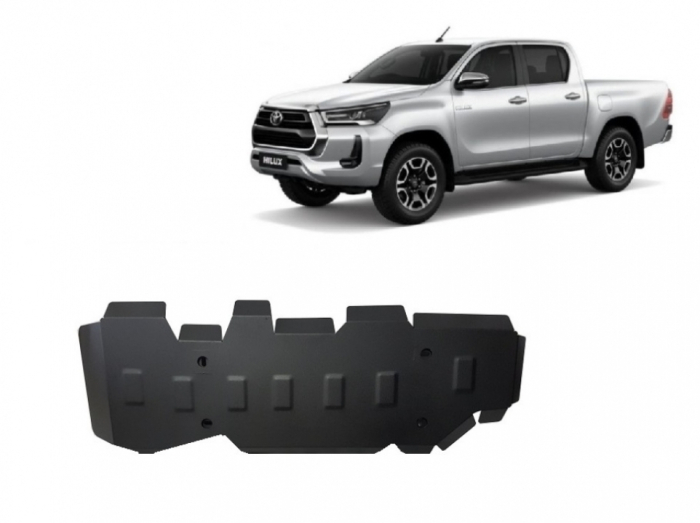 Scut Metalic Rezervor Toyota Hilux Invincible (2021 - Prezent) - Oțel 3mm [2]