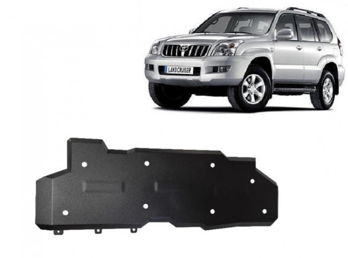 Scut Metalic Rezervor Oțel 2mm Toyota Land Cruiser J120 5 uși 2002-2009 - Protecție Combustibil [2]