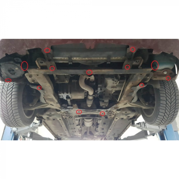 Scut motor metalic Alfa Romeo 159 2004-2011 [4]