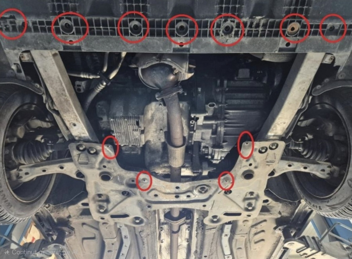 Scut motor metalic Alfa Romeo Giulietta 2010 - 2020 [3]