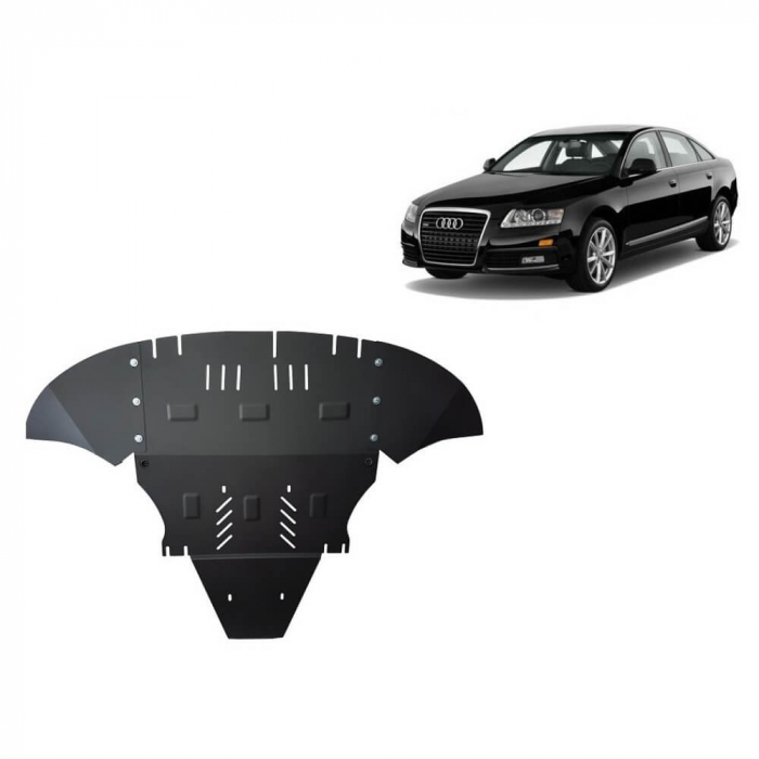 Scut motor metalic Audi A6 dupa 2004 cu laterale [2]
