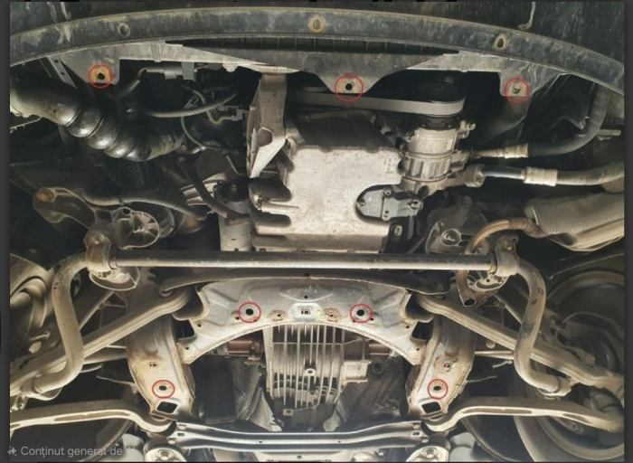 Scut motor metalic Audi A6 dupa 2004 cu laterale [4]