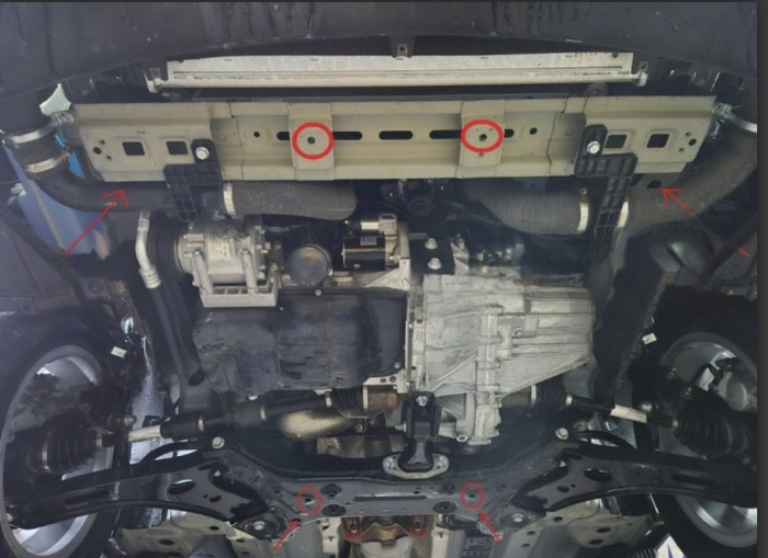 Scut motor metalic Baic Beijing X35 2023 - prezent [2]