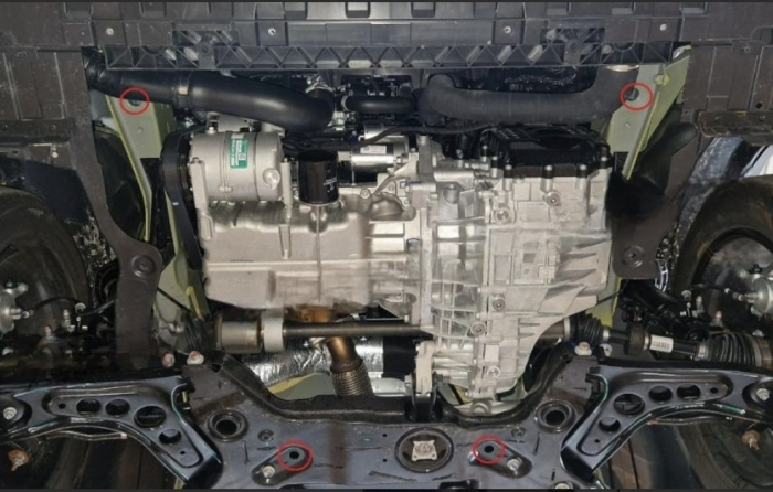 Scut motor metalic Baic Beijing X75 2020 - 2023 [2]