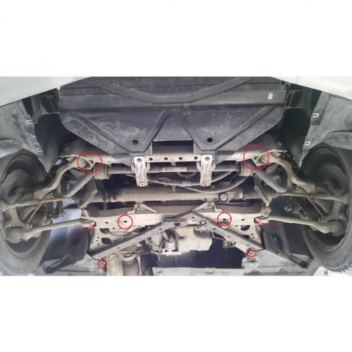 Scut motor metalic Bmw Seria 3 E90, E91 fabr. 2004 - 2011 [5]