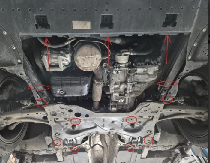Scut motor metalic extins Citroen C4 2013-2018 bara fata otel 2mm cod 18.201 Karmaster [4]