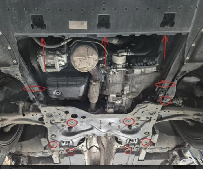 Scut motor metalic Citroen DS4 2018 - 2025 [2]