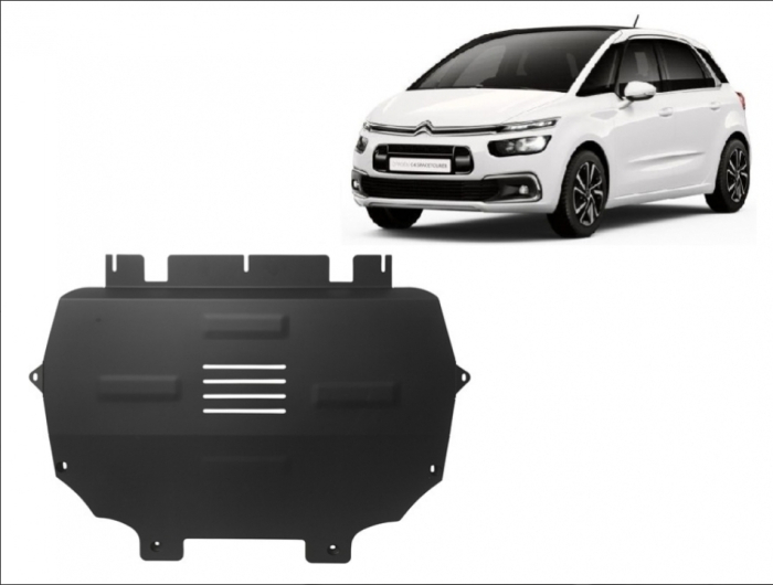 Scut motor metalic oțel 2mm Citroen Grand C4 Spacetourer 2018-2022 [2]