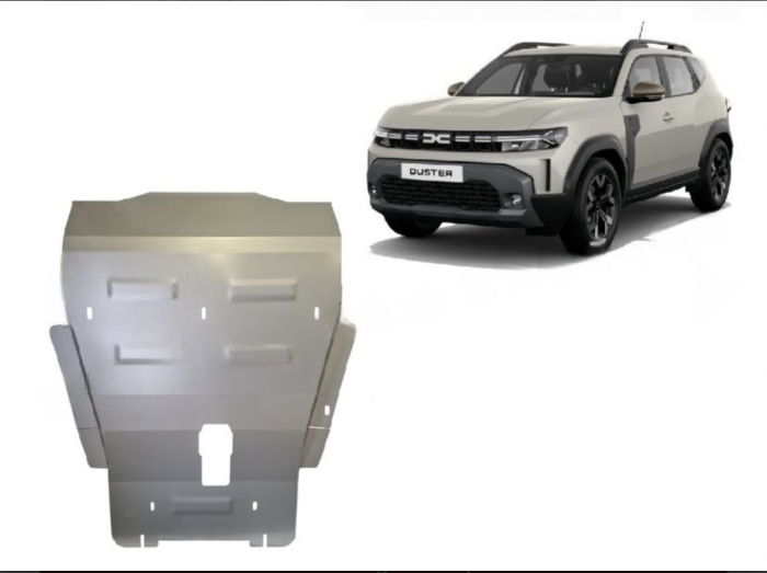 Scut motor metalic Dacia Duster numai 4x4 2024 - prezent [2]